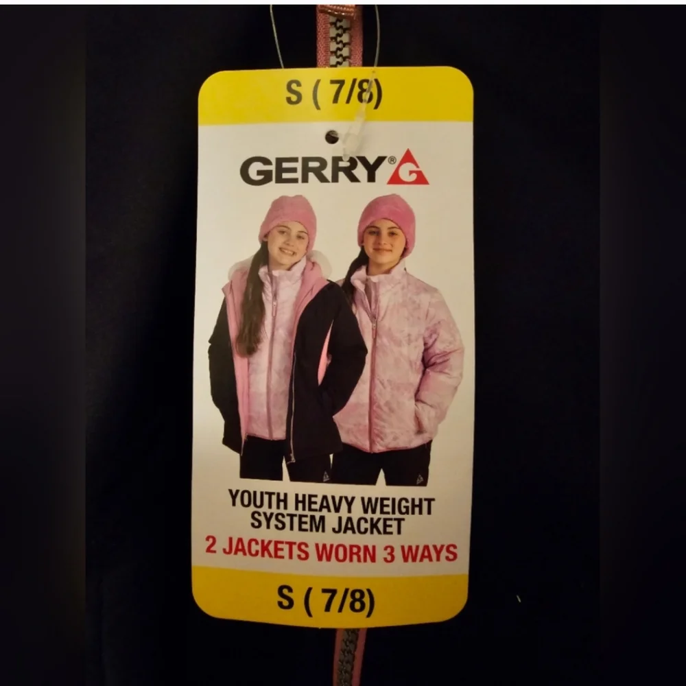 3 in 1 Gerry Youth Systems Jacket, nwt girls, pink